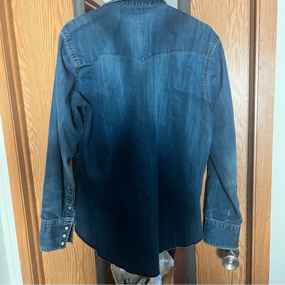 Wrangler Advanced Comfort Denim Shirt - Picture 5 of 6